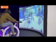 Dynamisches Rennsport interaktives holographisches interaktives Projektieren Sport Fitnessgeräte Dynamisches Fahrrad