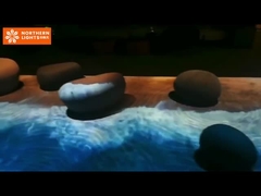 Interaktions-Bodenprojektion 3D Immersive Raum Holographische Bodenprojektion Spiel Immersive Projektion