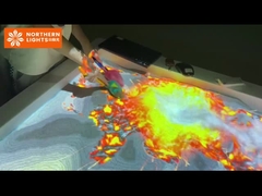 Kinder Vergnügungspark Produkt AR Projektion Sandtisch Interaktive Projektion Kartierung Sand