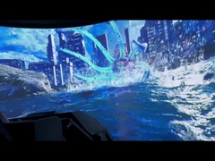 4K HD Kino Innenraum Kurvprojektionsbildschirm 3D Flug Orbital Spezialeffekte Kino