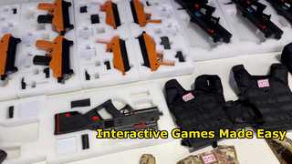 China Hersteller Kinder CS Laser Tag Gun Set Indoor-Aktivitätsorte Multiplayer-Kampfspielausrüstung