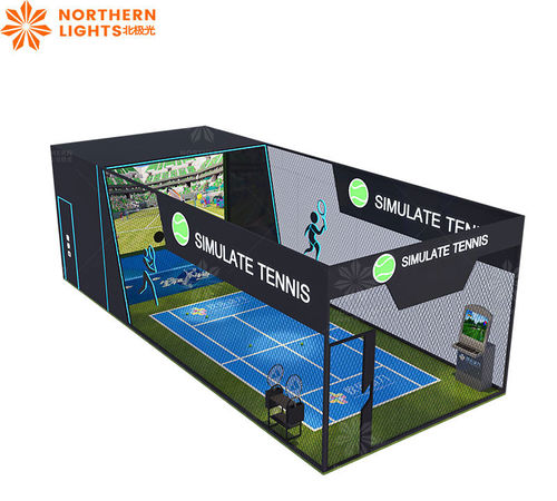 Neueste Unternehmensnachrichten über Indoor Ar Tennis Simulator Spiel Ar Sport Somatosensory Fitness Tennis Spiel