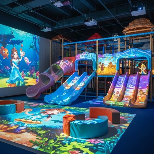 Neueste Unternehmensnachrichten über Indoor-Spielplätze erhöhen Fußgängerverkehr und Einnahmen: 5 Interaktive Projektionsspiele, die man unbedingt spielen muss