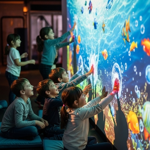 Neueste Unternehmensnachrichten über 15+ beste interaktive Projektions-Wand-Spiele für das ultimative Engagement-Erlebnis