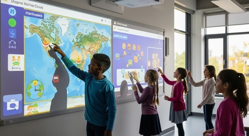 Neueste Unternehmensnachrichten über Zurück zur Schule & EdTech: Aufbau des Smart Classroom des neuen Semesters