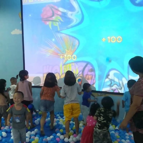 Neueste Unternehmensnachrichten über Warum stürzen sich 90% der Innenkinder-Spielplätze in die Installation von interaktiven Kugel-Schlagprojektoren?