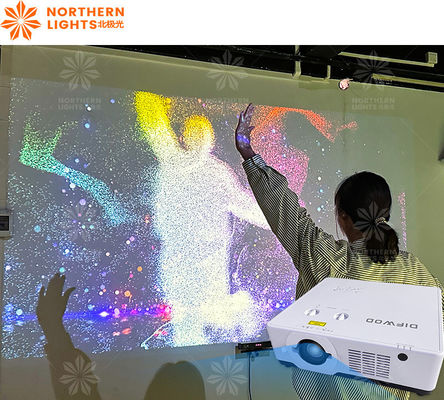 Guter Preis 3400 Lumens Wandspieleprojektor Interaktives Projektionssystem für Dekoration Online
