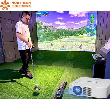 Guter Preis 500 kg Max-Kapazität Golf-Simulator für Indoor Driving Range Korean System Online
