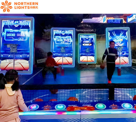 Guter Preis Led-Bildschirm-Münze-Betrieb Arcade-Shooting Hoops Spiel Basketball-Maschine Online