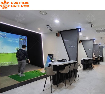 Guter Preis Golf-Bildschirm Interaktive Projektion Ar Golf Sport Simulator Für Sport Vergnügungspark Online