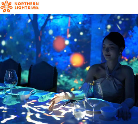 Guter Preis Esszimmer Projektion Immersive Wand Boden Tisch Projektor Lösung Für Restaurant Online