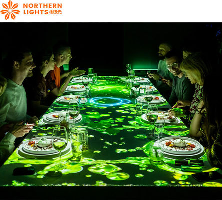 Guter Preis 3D-Holographische große Bildschirm-Immersive Interaktive Projektionssystem für Restaurant Online