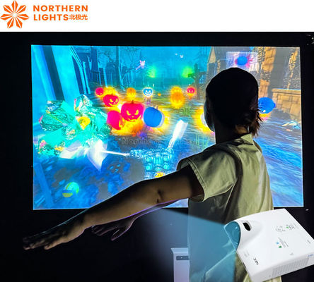 Guter Preis 3D-Projektion Interaktive Projektionsmaschine Krieger Kinderunterhaltung Online
