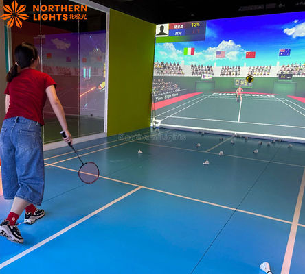 Guter Preis AR Sport Fitness Spiel Bewegungsausrüstung Indoor Vergnügungspark Produkt Simulierte Badminton Online