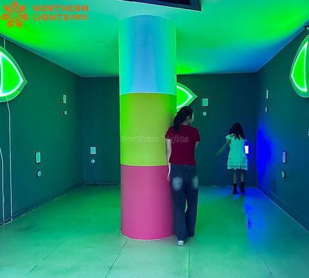 Guter Preis Wand Interaktiv Verstecken Schaltfläche Drücken Zählen Nummer LED-Licht Aktivieren Spiel Böse Augen Online