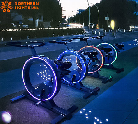 Guter Preis Neue Sportspiele Vr Ar Dynamisches Fahrrad Sportrad mit Video-Projektor Online