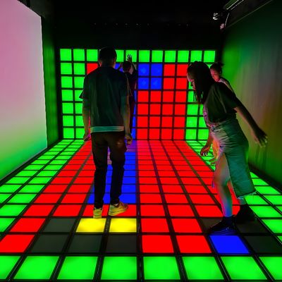 Guter Preis LED Tanzfläche Fliesen Wand Und Boden Springen Gitter Interaktives Spiel Online