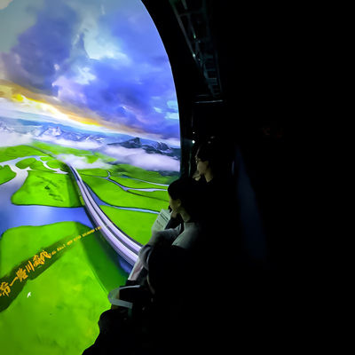 Guter Preis 360-Grad-Immersive-Erlebnis Projektion Kuppel Bildschirm Fliegendes Kino Online