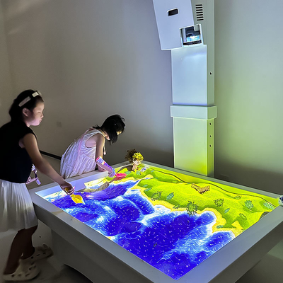 Guter Preis Kinder AR Sandtisch mit 5 Spielen und 3600 Lumens Projektor Online