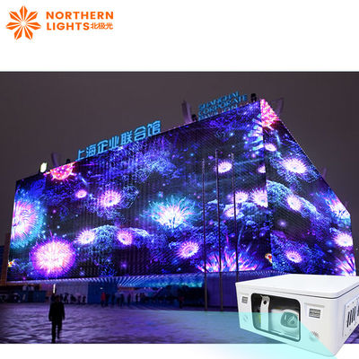 Guter Preis Laser 3D Projektion Mapping Pro Outdoor Wasserdichtes Gebäude Wand Mapping Online