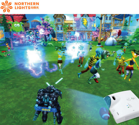 Guter Preis Mech Warrior Interaktive Projektion Spiel Wandprojektor für Naughty Castle Online