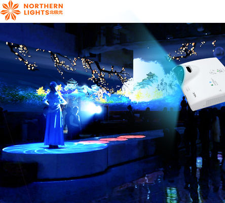 Guter Preis Wand-interaktiver Hologramm-Projektor Immersives Restaurant 5200 Lumens Online