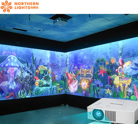 Guter Preis Holographischer interaktiver Wandprojektor 3200 Lumen Immersive Wand für Dekoration Online