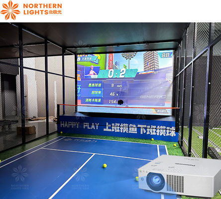 Guter Preis 2024 Neues Hot Sale Indoor Intelligente Simulation Tennis Erfahrungssaal Sport Online