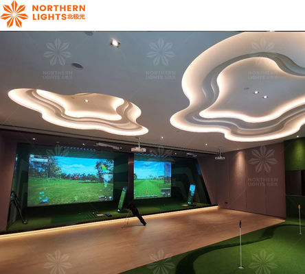 Guter Preis Indoor Luxury Golf Simulator Interaktives Spiel Profi Ar Projektor Online