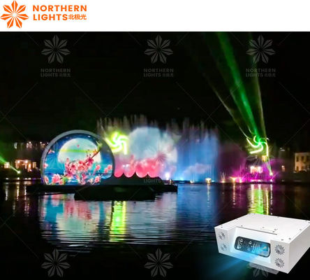 Guter Preis 3D-Immersive Großer Wasserbildschirm Brunnen Hologramm Projektion Brunnen Projektor Online