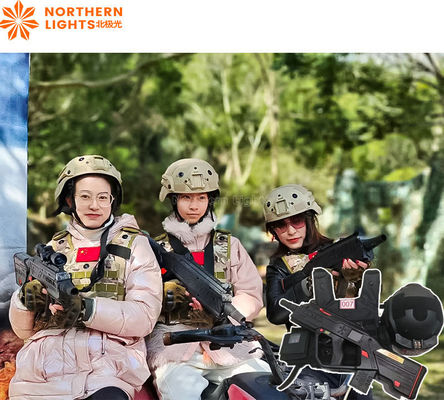 Guter Preis Sensing Laser Tag Gun Set mit Weste Indoor Multiplayer Drahtloses System Set Online
