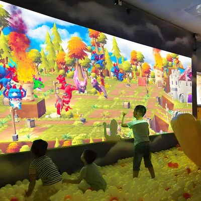 Guter Preis Interaktive Ballspiele Kinder Vergnügungspark Projektion Interaktive Gerätesoftware Weich schmelzende Kugeln Online
