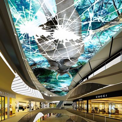 Guter Preis Holographischer Projektor Interaktive digitale Projektion Sky Screen für Unterhaltung Online