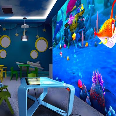 Guter Preis Erstaunliche Zaubermalerei Wandprojektion Mehrspieler Interaktion Berührungstisch Interaktives Spiel Interaktives Projektion für Kinder Online