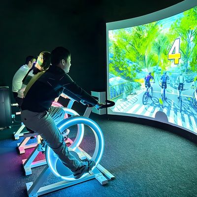 Guter Preis 1280x800 AR Interaktives Wandsystem Sportfahrrad mit interaktiven Spielen Online