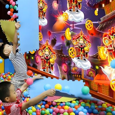 Guter Preis Kinder Indoor 3D All-in-One Interaktives Werfen Wand Projektion Werfen Ball Spiel Online