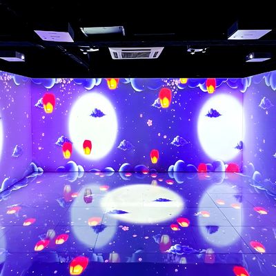 Guter Preis Bühnenhintergrund Indoor-Spielplatz Interaktives Video-Wand-Bodenprojektionssystem Online