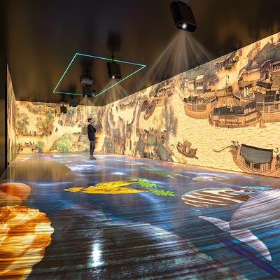 Guter Preis Voll 360-Grad-Immersive Räume Wandboden Interaktive Projektion Online