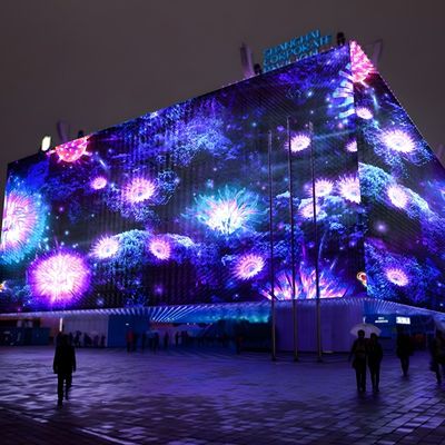 Guter Preis Drohnenkartierung 3D-Fassade Projektor Hallen Architektur Projektive Textur Animation gekrümmt Online