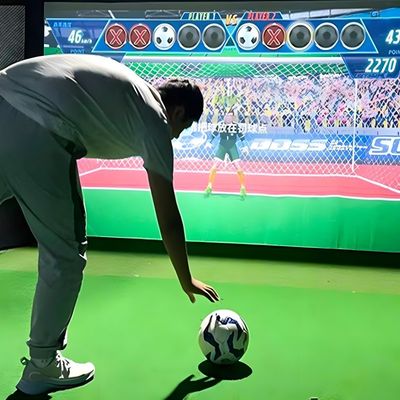 Guter Preis Indoor Games Roboter Torwart Schießspiel Intelligenter Interaktiver Fußball Online