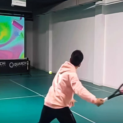 Guter Preis 2024 Neues Hot Sale Indoor Intelligente Simulation Tennis Erfahrungssaal Sport Online