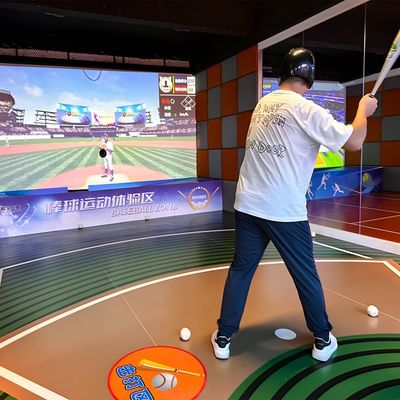 Guter Preis Indoor Virtual Reality Sport Ar Projektion Smart Baseball Simulator Baseball Simulation Online