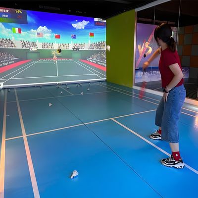 Guter Preis AR Sport Fitness Spiel Bewegungsausrüstung Indoor Vergnügungspark Produkt Simulierte Badminton Online