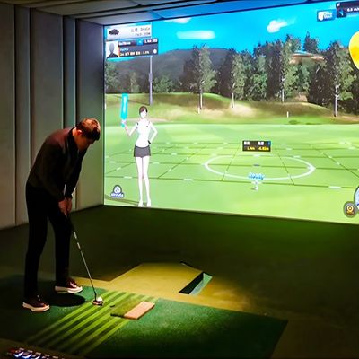 Guter Preis Indoor-Golf-Simulator Golf-Training-Hilfen Smart Golf-Spielsimulator für Unterhaltung Online