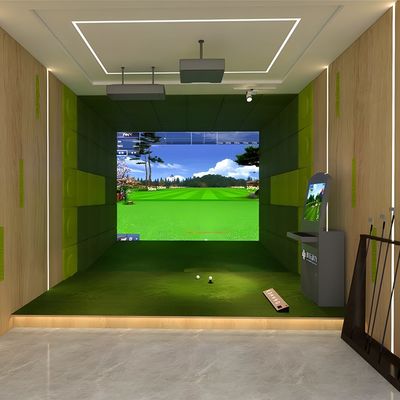 Guter Preis Indoor Luxury Golf Simulator Interaktives Spiel Profi Ar Projektor Online