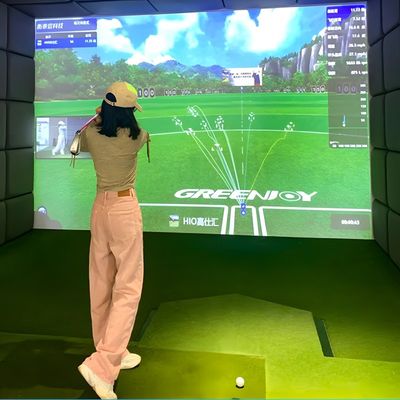 Guter Preis Interaktives Spiel Profi Ar Projektor HD Bildschirm Ar Golf Simulator Online