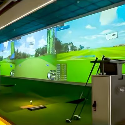 Guter Preis Multifunktionaler virtueller Golfsimulator Freizeit- und Unterhaltungsprojektion Online