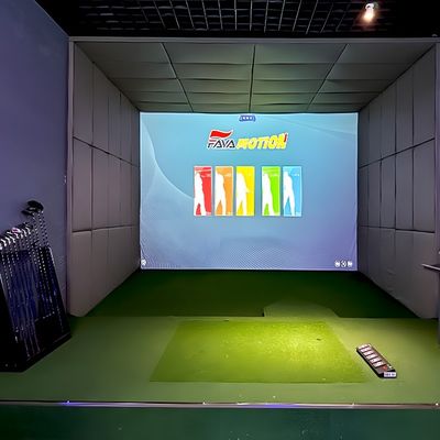Guter Preis 3D-Projektion Indoor Infrarot-Induktion Golf-Simulation Trainer Golf-Simulator Online