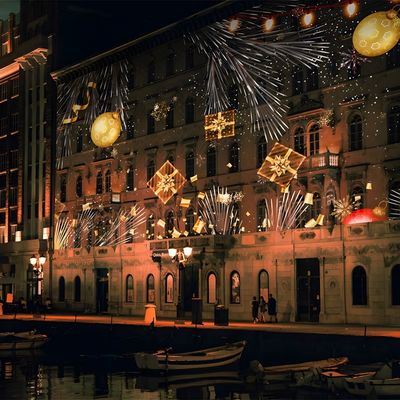 Guter Preis Laser 3D Projektion Mapping Pro Outdoor Wasserdichtes Gebäude Wand Mapping Online