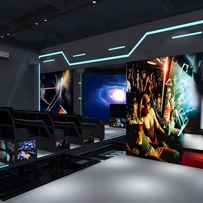 Guter Preis 2 Reihen 10 Sitzplätze VR Kino 3d Orbit Kino Strecke Immersive Projektion Online